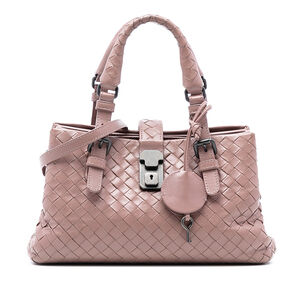 Pre-Loved Bottega Veneta Mini Nappa Intrecciato Roma Satchel